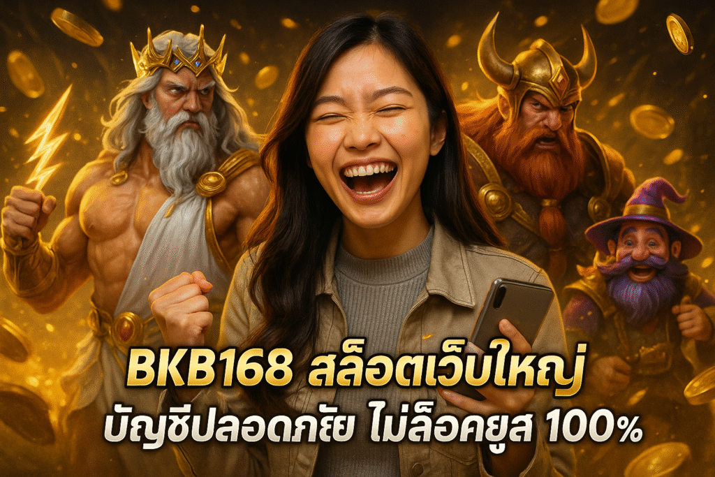 BKB168 สล็อตเว็บใหญ่ บัญชีปลอดภัย ไม่ล็อคยูส 100%