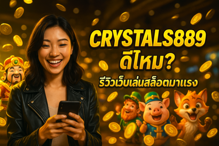 CRYSTALS889 ดีไหม? รีวิวเว็บเล่นสล็อตมาแรง